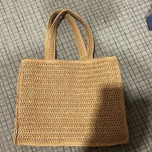 Basket weave shopper